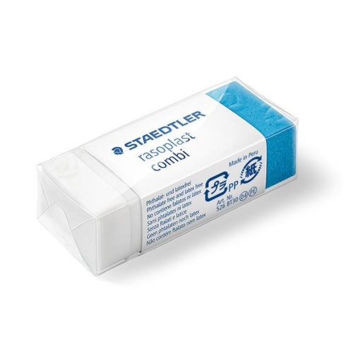 Radír, kombinált, STAEDTLER "Rasoplast Combi 526 BT"