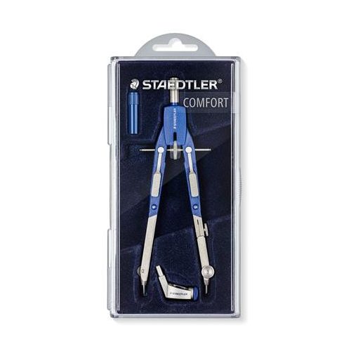Körző készlet, precíziós, 3 darabos, STAEDTLER "Mars® comfort 552"