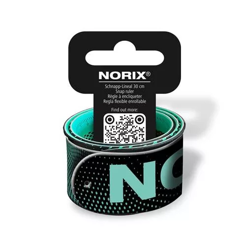 Vonalzó, rugalmas, csuklóra pattintható, 30 cm, STAEDTLER, "Norix® 565"