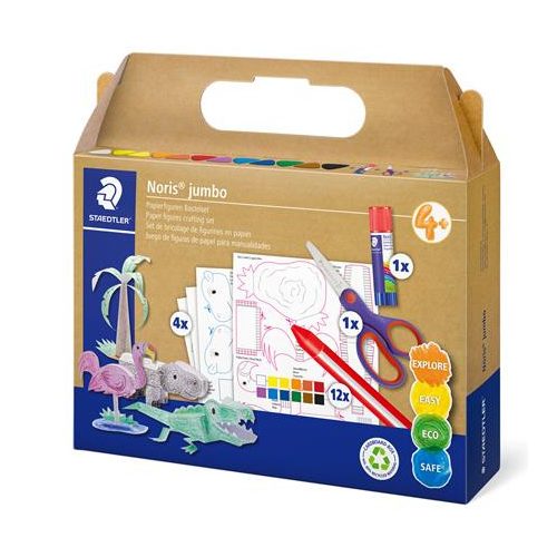 Papírfigurás kreatív készlet, STAEDTLER "Noris® jumbo 61 C4"