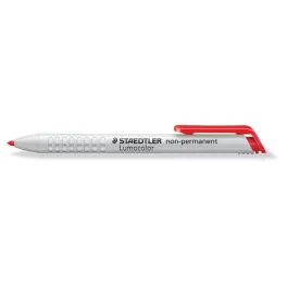   Jelölőkréta adagoló, mindenre író, lemosható (omnichrom), STAEDTLER "Lumocolor 768", piros