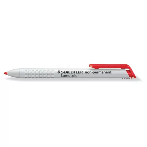 Jelölőkréta adagoló, mindenre író, lemosható (omnichrom), STAEDTLER "Lumocolor 768", piros