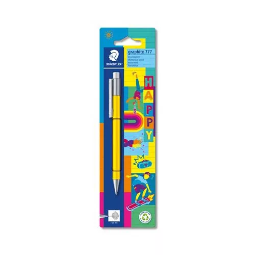 Nyomósirón, 0,5 mm, STAEDTLER "Graphite 777 Happy", vegyes színek