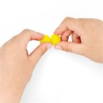 Modellező gyurma készlet, STAEDTLER "Noris® junior 813", 4 különböző neon szín