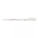 Dekormarker, 1-2 mm, kúpos, STAEDTLER "8323", fehér