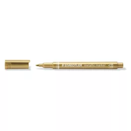   Dekormarker, 1-2 mm, kúpos, STAEDTLER "8323", arany