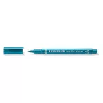 Dekormarker, 1-2 mm, kúpos, STAEDTLER "8323", metálkék