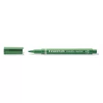 Dekormarker, 1-2 mm, kúpos, STAEDTLER "8323", metálzöld