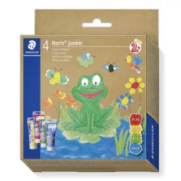   Ujjfesték, STAEDTLER "Noris Junior 881", 4 különböző szín