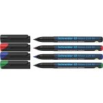 Alkoholos marker készlet, OHP, 1 mm, SCHNEIDER "Maxx 224 M", 4 különböző szín