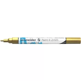   Dekormarker, akril, 2 mm, SCHNEIDER "Paint-It 310", arany
