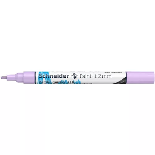Dekormarker, akril, 2 mm, SCHNEIDER "Paint-It 310", pasztell-lila