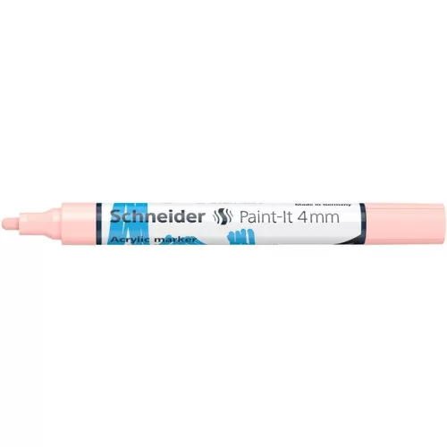 Dekormarker, akril, 4 mm, SCHNEIDER "Paint-It 320", barack