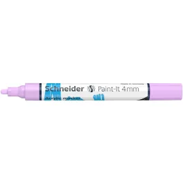   Dekormarker, akril, 4 mm, SCHNEIDER "Paint-It 320", pasztell-lila
