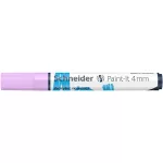 Dekormarker, akril, 4 mm, SCHNEIDER "Paint-It 320", pasztell-lila