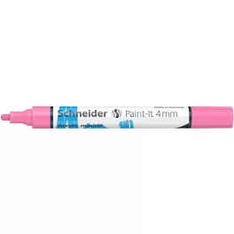   Dekormarker, akril, 4 mm, SCHNEIDER "Paint-It 320", pasztellrózsaszín