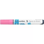 Dekormarker, akril, 4 mm, SCHNEIDER "Paint-It 320", pasztellrózsaszín