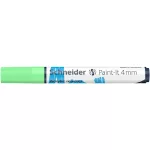 Dekormarker, akril, 4 mm, SCHNEIDER "Paint-It 320", pasztellzöld