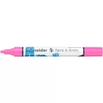 Dekormarker, akril, 4 mm, SCHNEIDER "Paint-It 320", rózsaszín