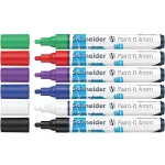Dekormarker készlet, akril, 4 mm, SCHNEIDER "Paint-It 320", 6 különböző szín
