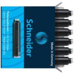 Töltőtoll patron, 6 db, SCHNEIDER, fekete