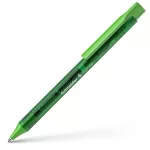 Zseléstoll, 0,4 mm, nyomógombos, SCHNEIDER "Fave Gel", zöld
