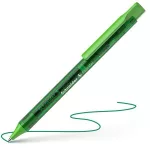 Zseléstoll, 0,4 mm, nyomógombos, SCHNEIDER "Fave Gel", zöld