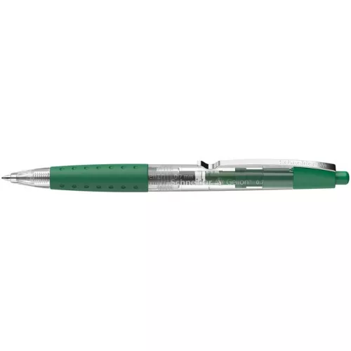 Zseléstoll, 0,4 mm, nyomógombos, SCHNEIDER "Gelion +", zöld