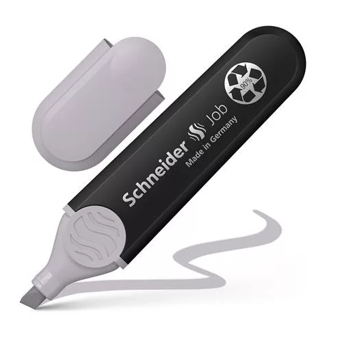 Szövegkiemelő, 1-5 mm, SCHNEIDER "Job Pastel", szürke