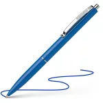 Golyóstoll, 0,5 mm, nyomógombos, SCHNEIDER "K15", kék