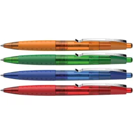   Golyóstoll, 0,5 mm, nyomógombos, SCHNEIDER "Loox", kék