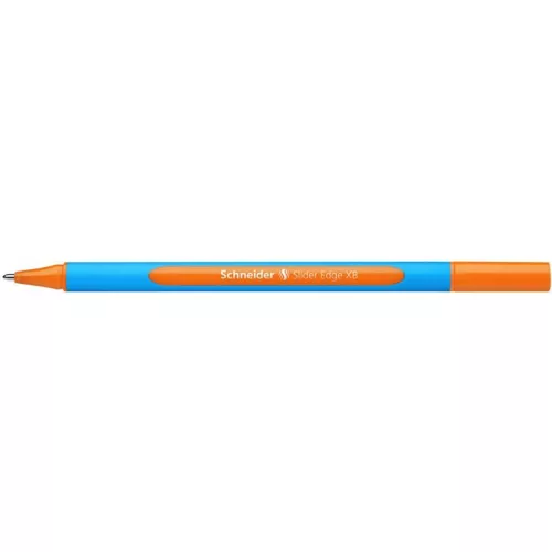 Golyóstoll, 0,7 mm, kupakos, SCHNEIDER "Slider Edge XB", narancssárga