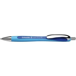   Golyóstoll, 0,7 mm, nyomógombos, SCHNEIDER "Slider Rave XB", kék