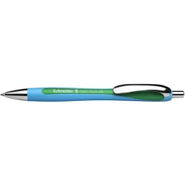   Golyóstoll, 0,7 mm, nyomógombos, SCHNEIDER "Slider Rave XB", zöld