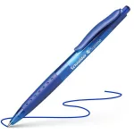 Golyóstoll, 0,5 mm, nyomógombos, SCHNEIDER "Suprimo", kék