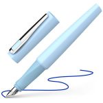 Töltőtoll, M-es, SCHNEIDER "Tomo", jégkék