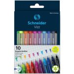 Golyóstoll készlet, 0,5 mm, kupakos, SCHNEIDER "Vizz", vegyes színek