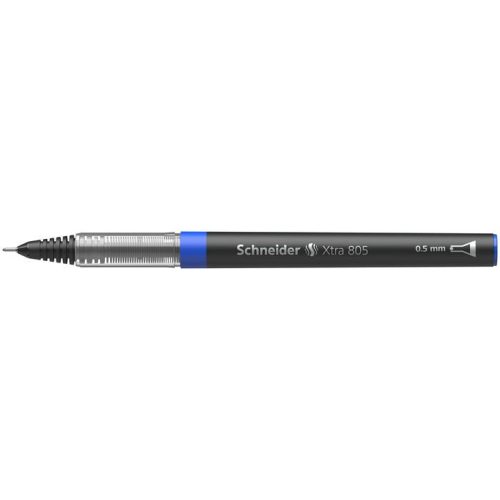 Rollertoll, 0,5 mm, tűhegyű, SCHNEIDER "XTRA 805", kék