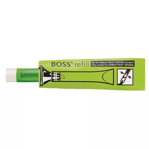 Utántöltő "Boss" szövegkiemelőhöz, STABILO "Boss", zöld