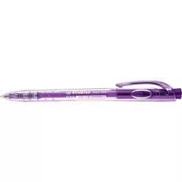   Golyóstoll, 0,38 mm, nyomógombos, STABILO "Liner 308", lila