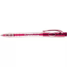   Golyóstoll, 0,38 mm, nyomógombos, STABILO "Liner 308", rózsaszín