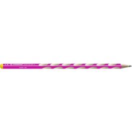   Grafitceruza, HB, háromszögletű, vékony, balkezes, STABILO, "EASYgraph", rózsaszín