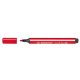Filctoll, 1,5-2 mm, rugós hegy, STABILO "Trio Scribbi", piros