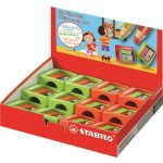 Hegyező, egylyukú, STABILO "Woody 3 in 1", vegyes színek