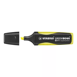   Szövegkiemelő, 2-5 mm, STABILO "Green Boss", sárga