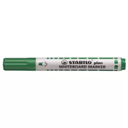   Táblamarker, 2,5-3,5 mm, kúpos, STABILO "Plan", zöld