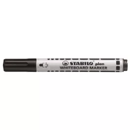   Táblamarker, 2,5-3,5 mm, kúpos, STABILO "Plan", fekete