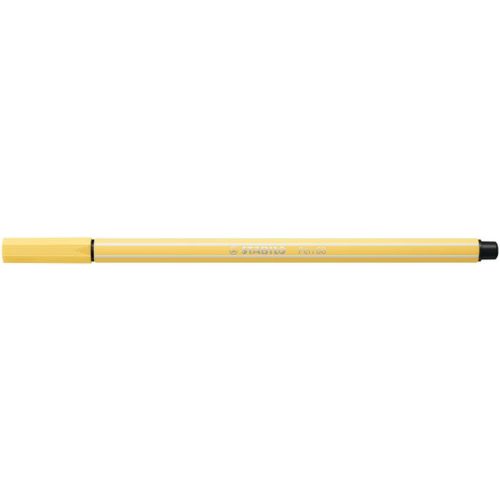Rostirón, 1 mm, STABILO "Pen 68", világossárga