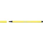Rostirón, 1 mm, STABILO "Pen 68", citromsárga