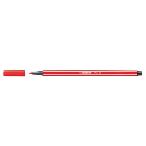 Rostirón, 1 mm, STABILO "Pen 68", kármin piros